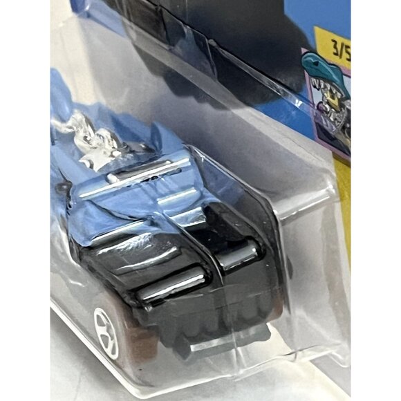 Hot Wheels Hotweiler HW Mega Bite 2024 Lets Race Black Blue Diecast NOC - Picture 7 of 7